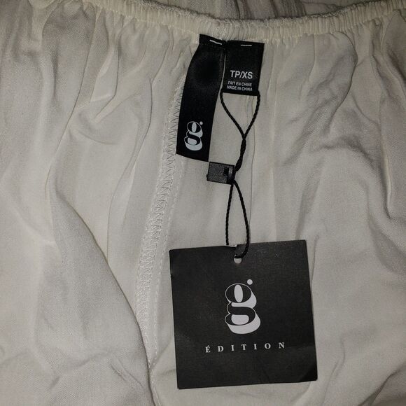 g Edition Regina Tie Front Romper Womens Size XS NEW - Picture 5 of 9